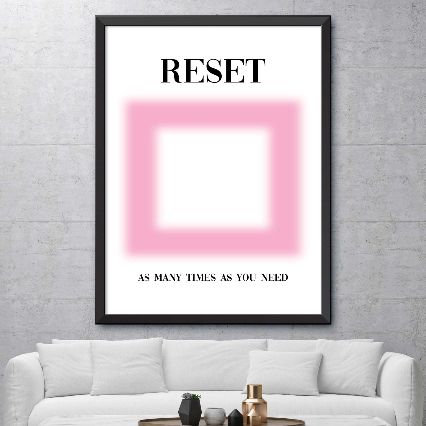 Reset As Many Times As You Need Poster