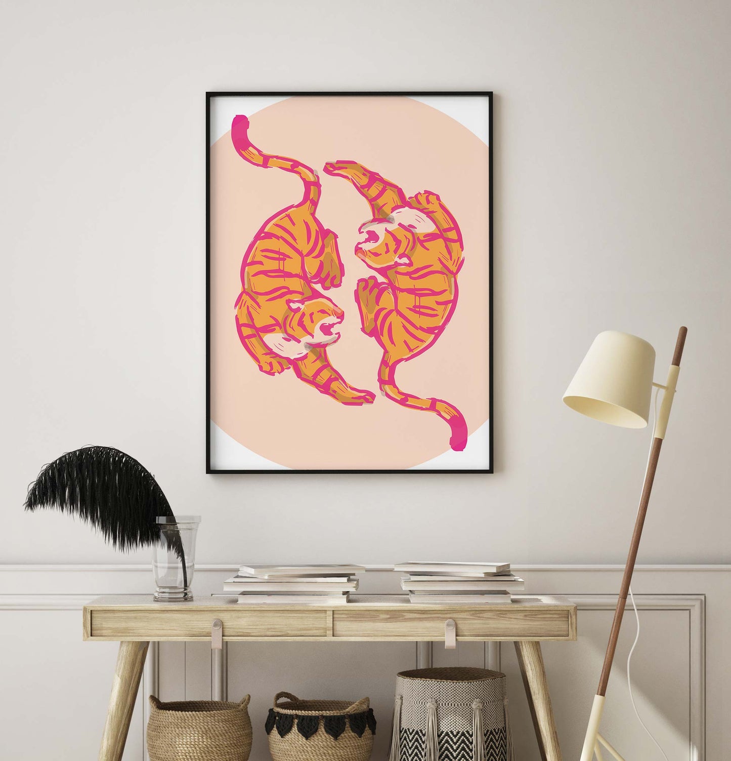 Pink Tiger Print