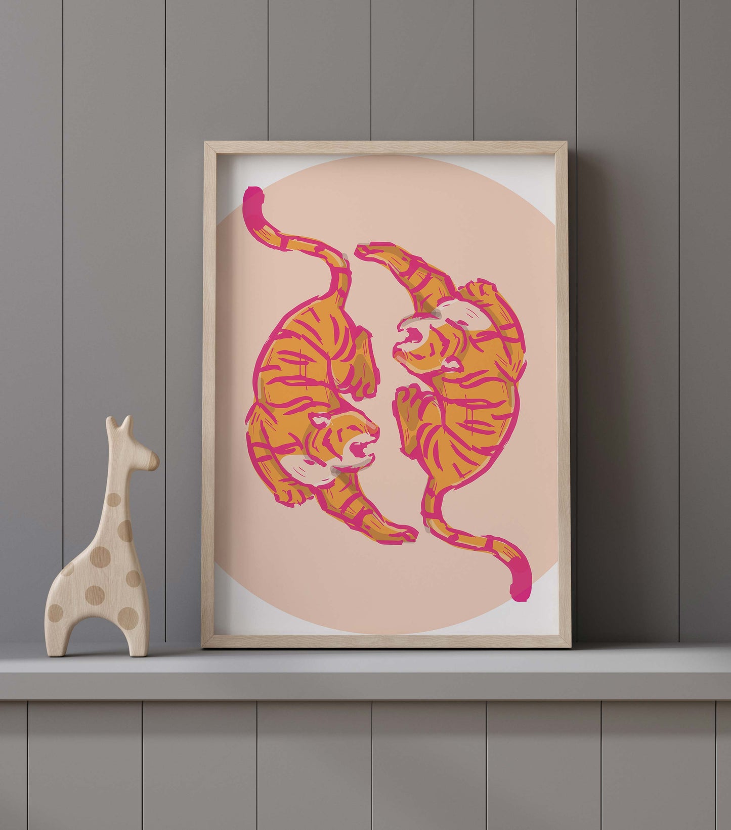 Pink Tiger Print