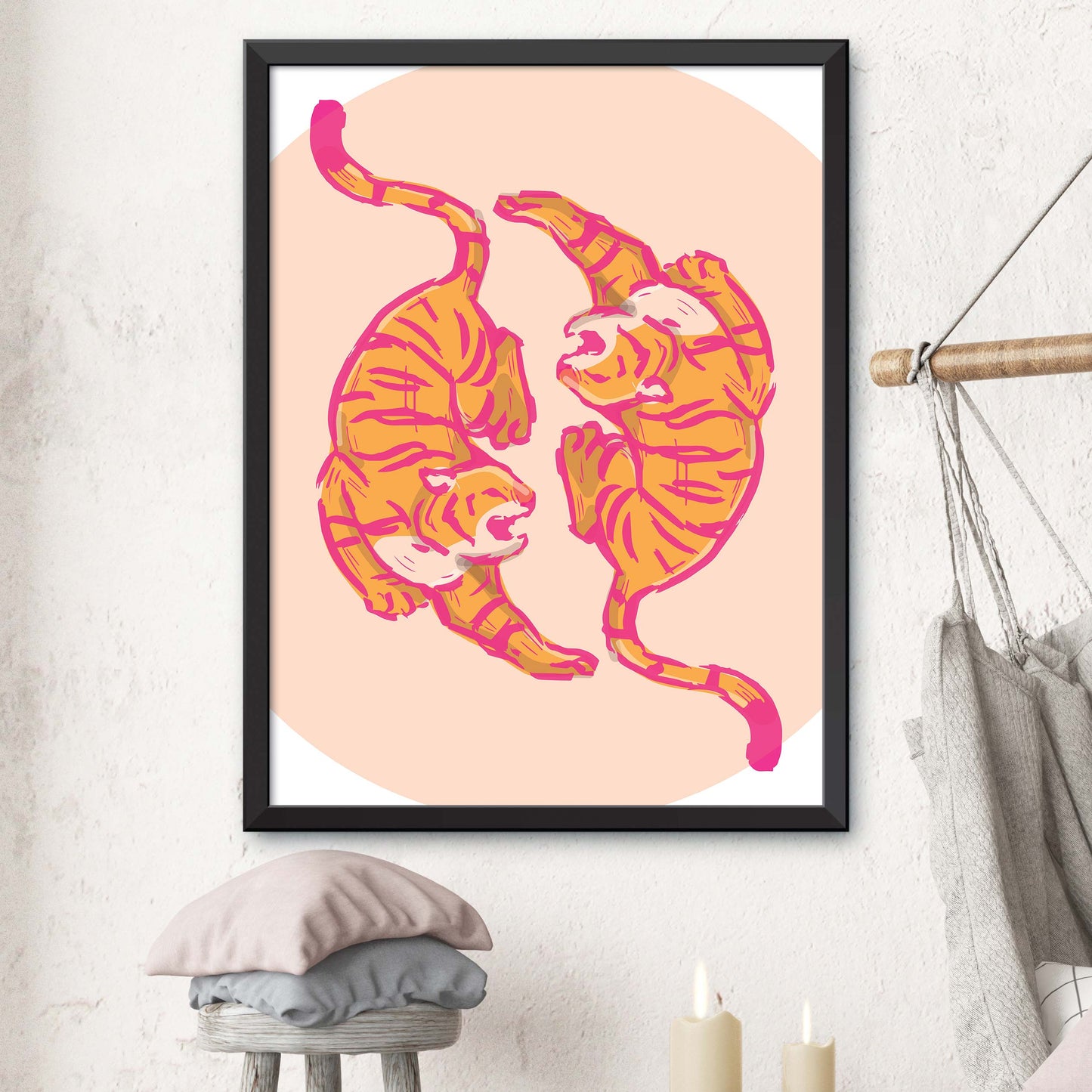 Pink Tiger Print