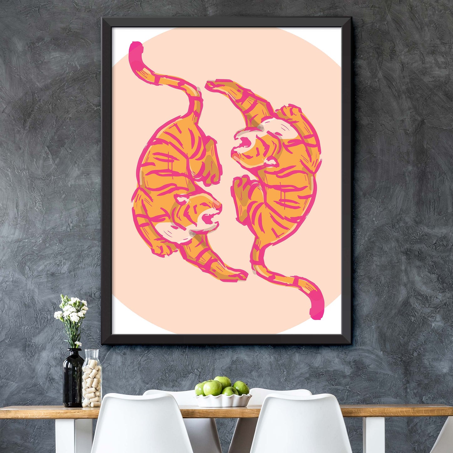 Pink Tiger Print