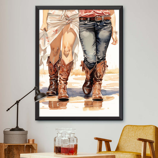 Coastal Cowgirl  Poster