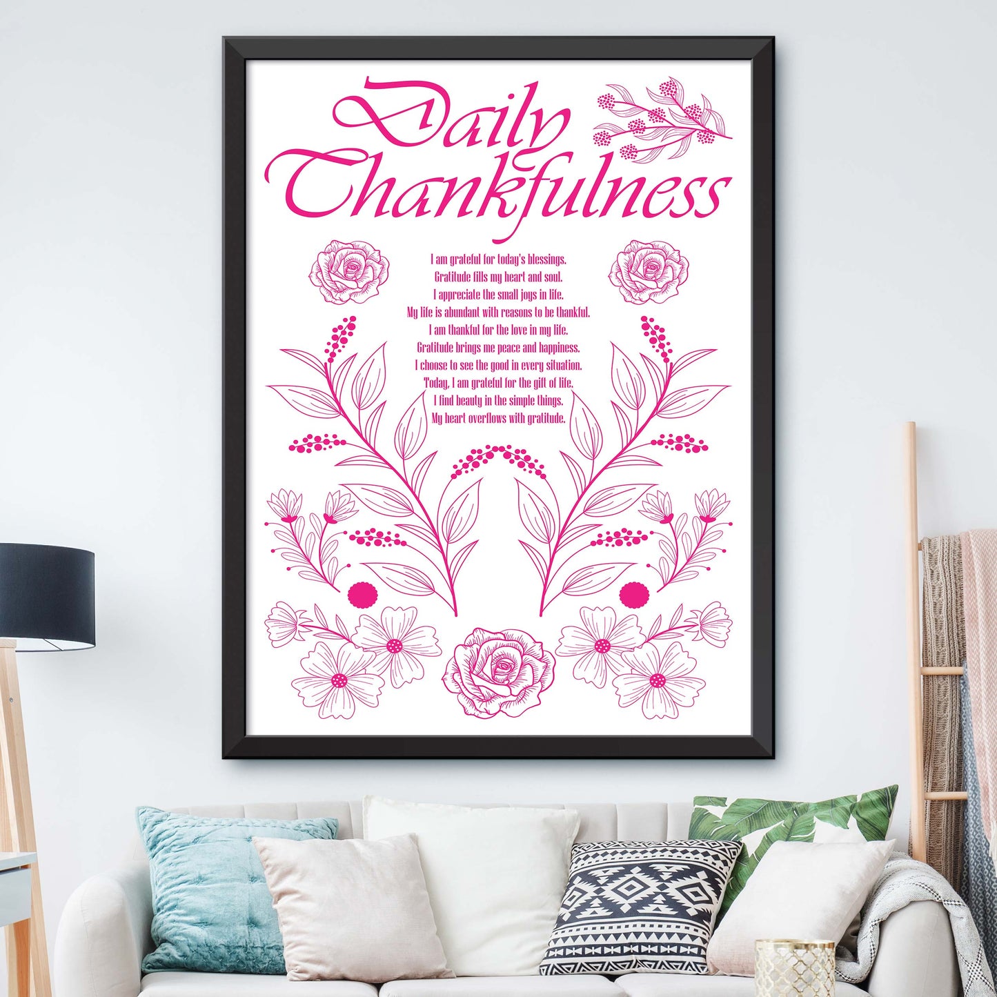 Daily Gratitude Poster