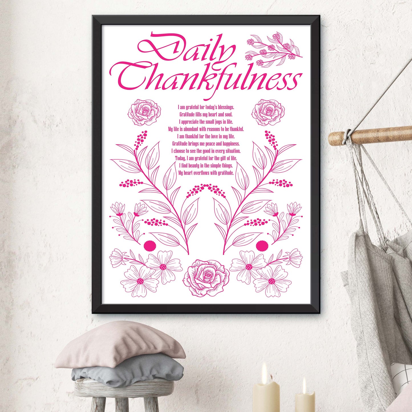 Daily Gratitude Poster