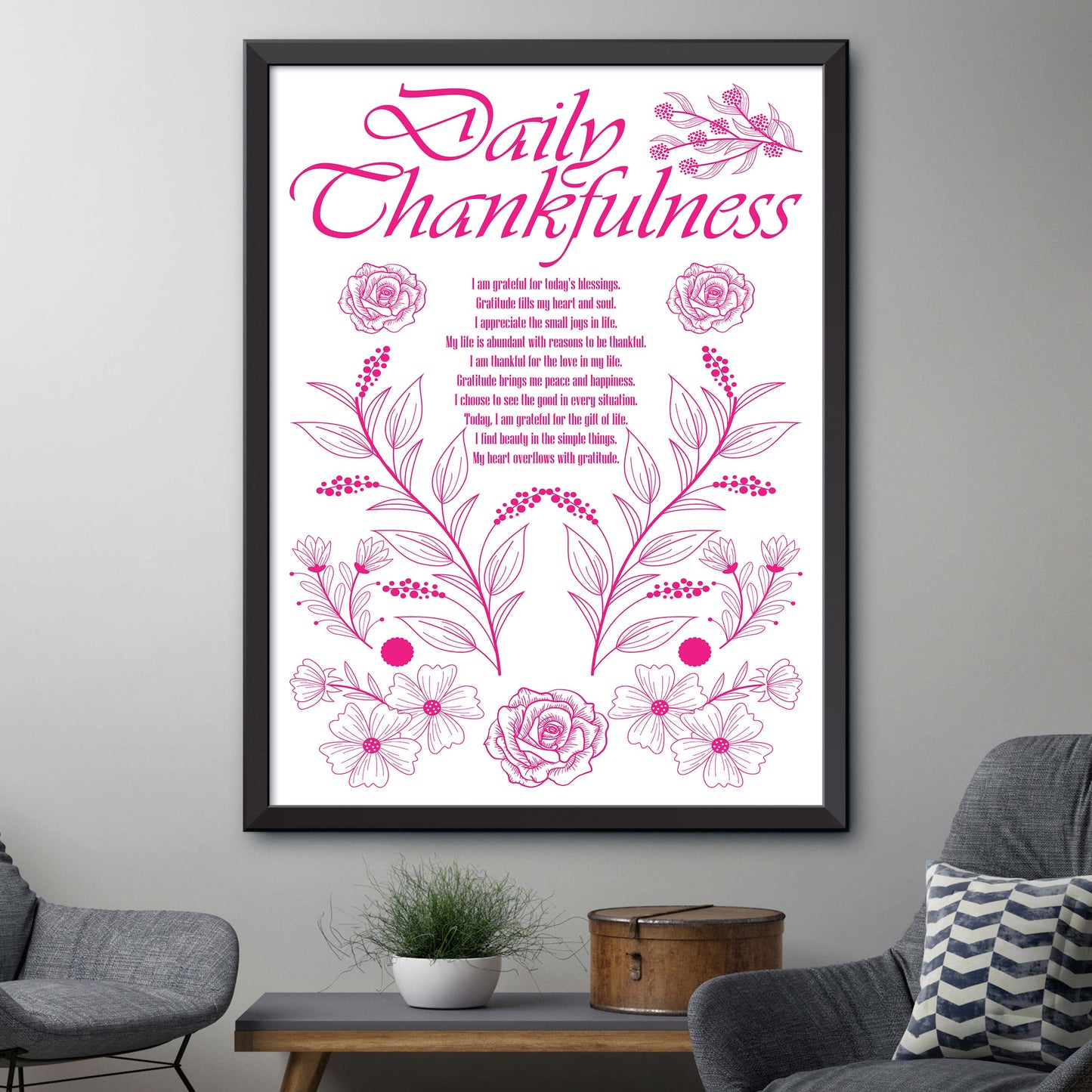 Daily Gratitude Poster