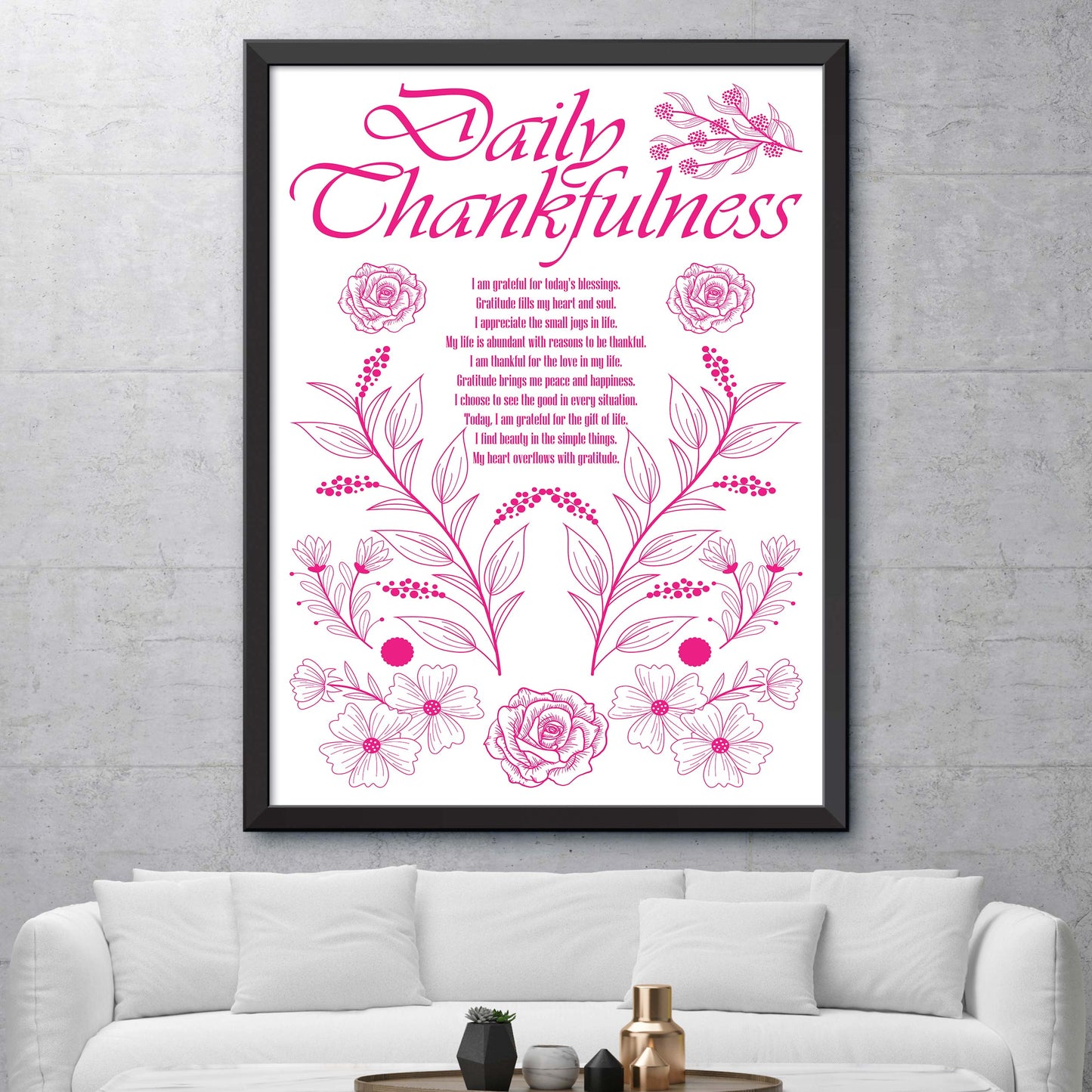 Daily Gratitude Poster