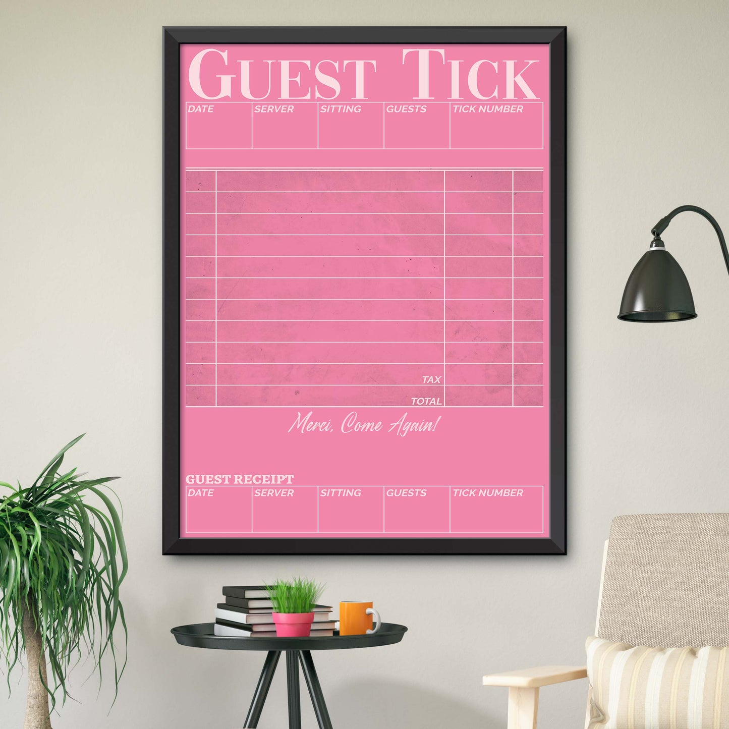Guest Check Poster