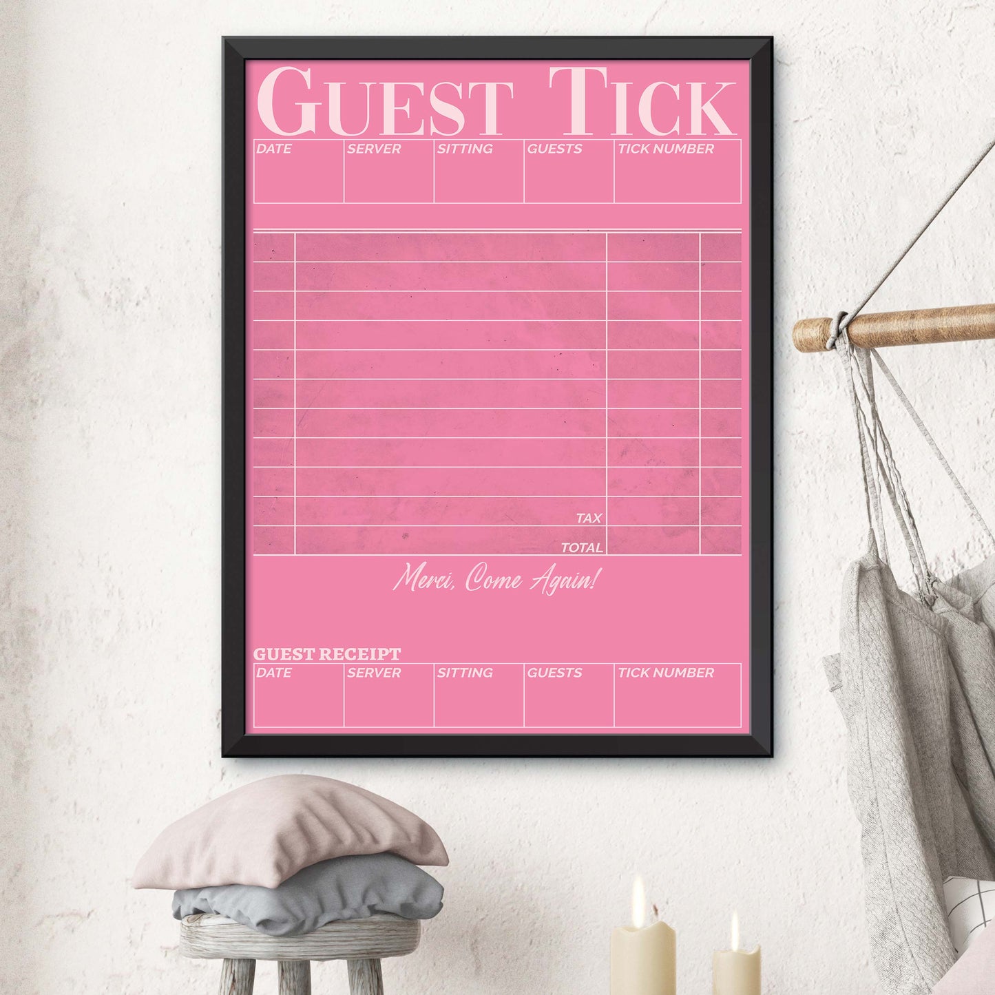 Guest Check Poster