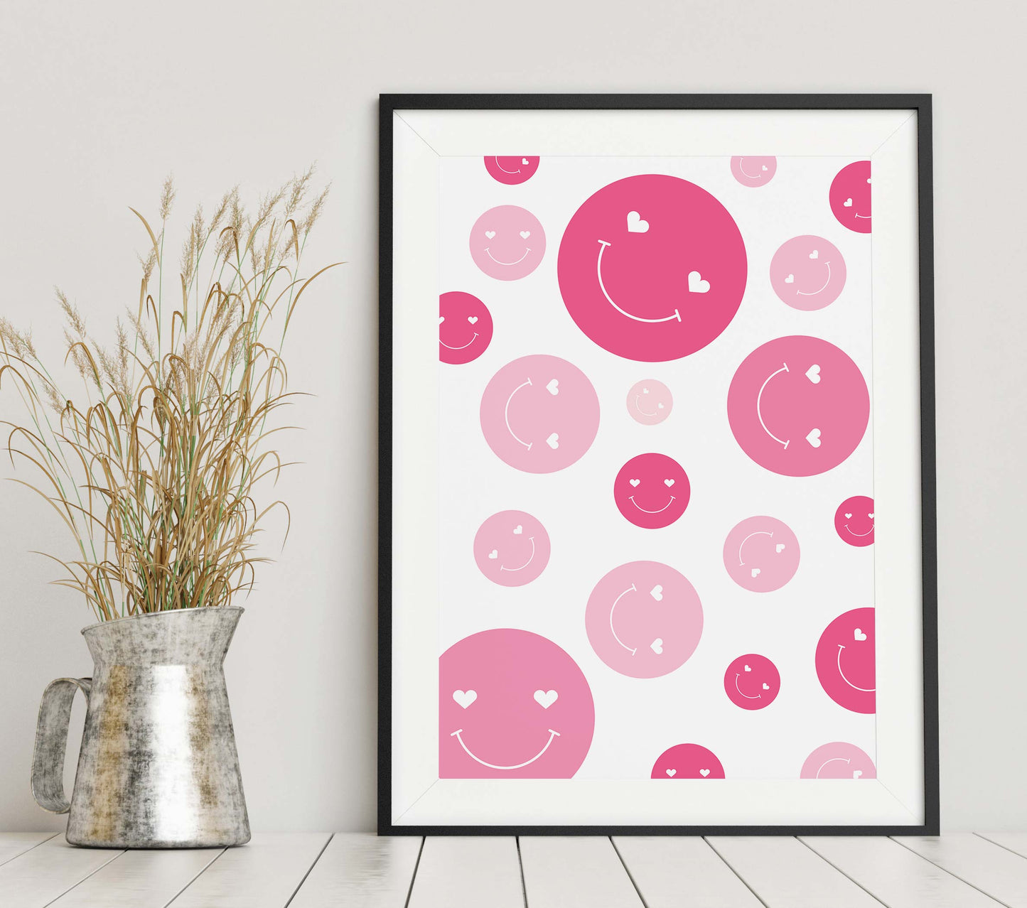 Pink Smiles Print