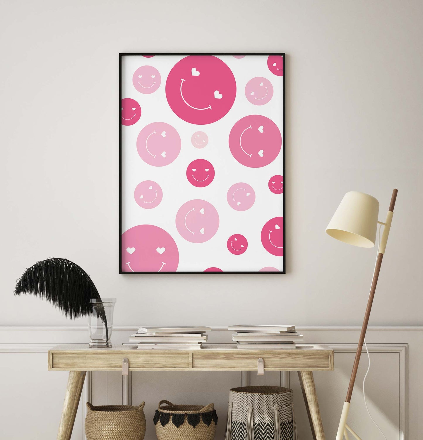 Pink Smiles Print