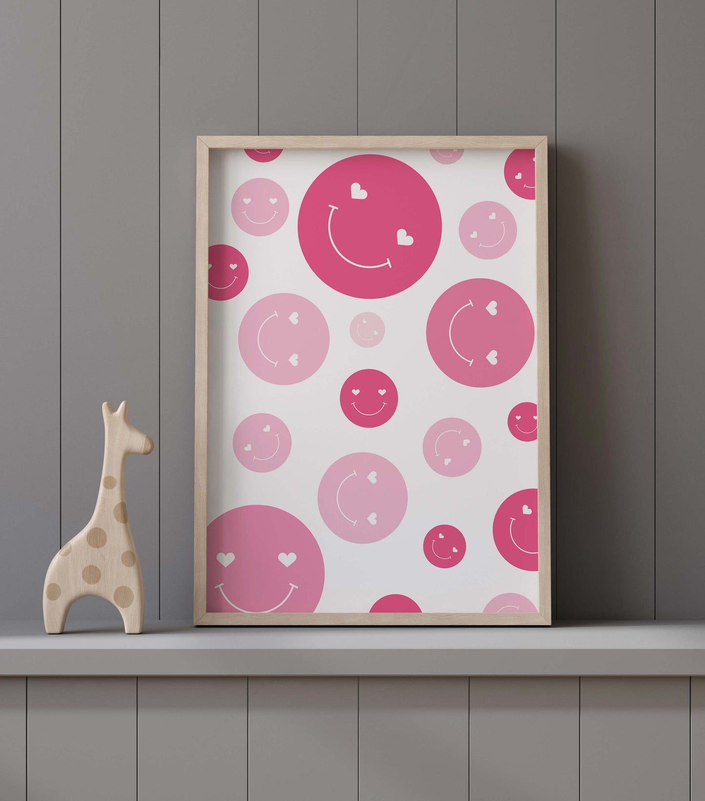 Pink Smiles Print