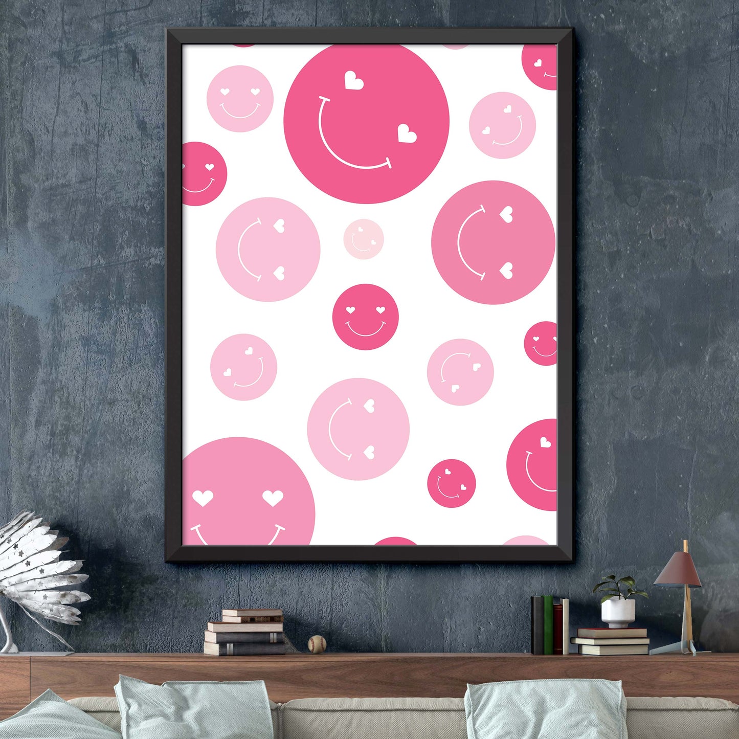 Pink Smiles Print