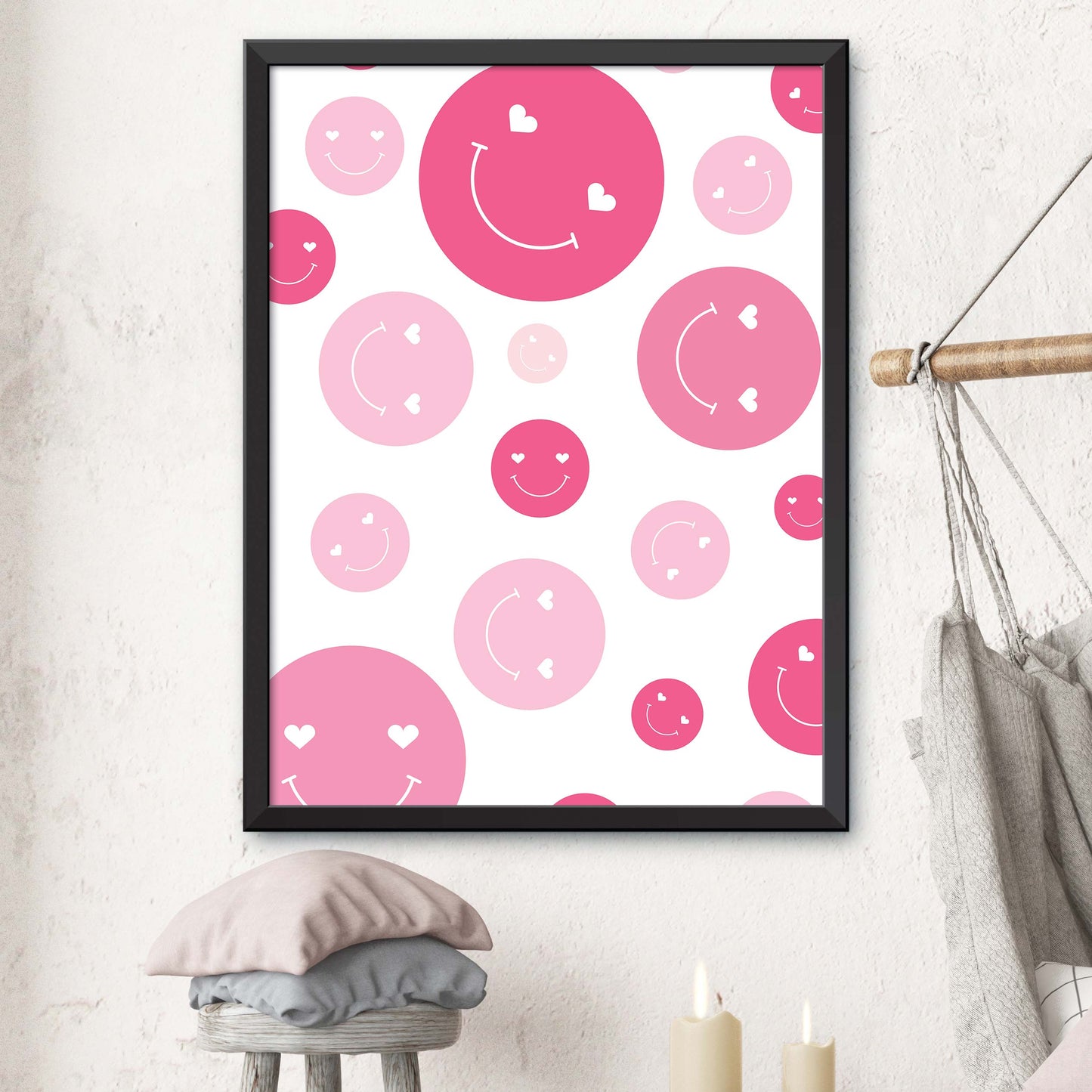 Pink Smiles Print