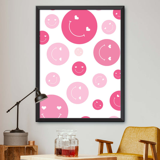 Pink Smiles Print