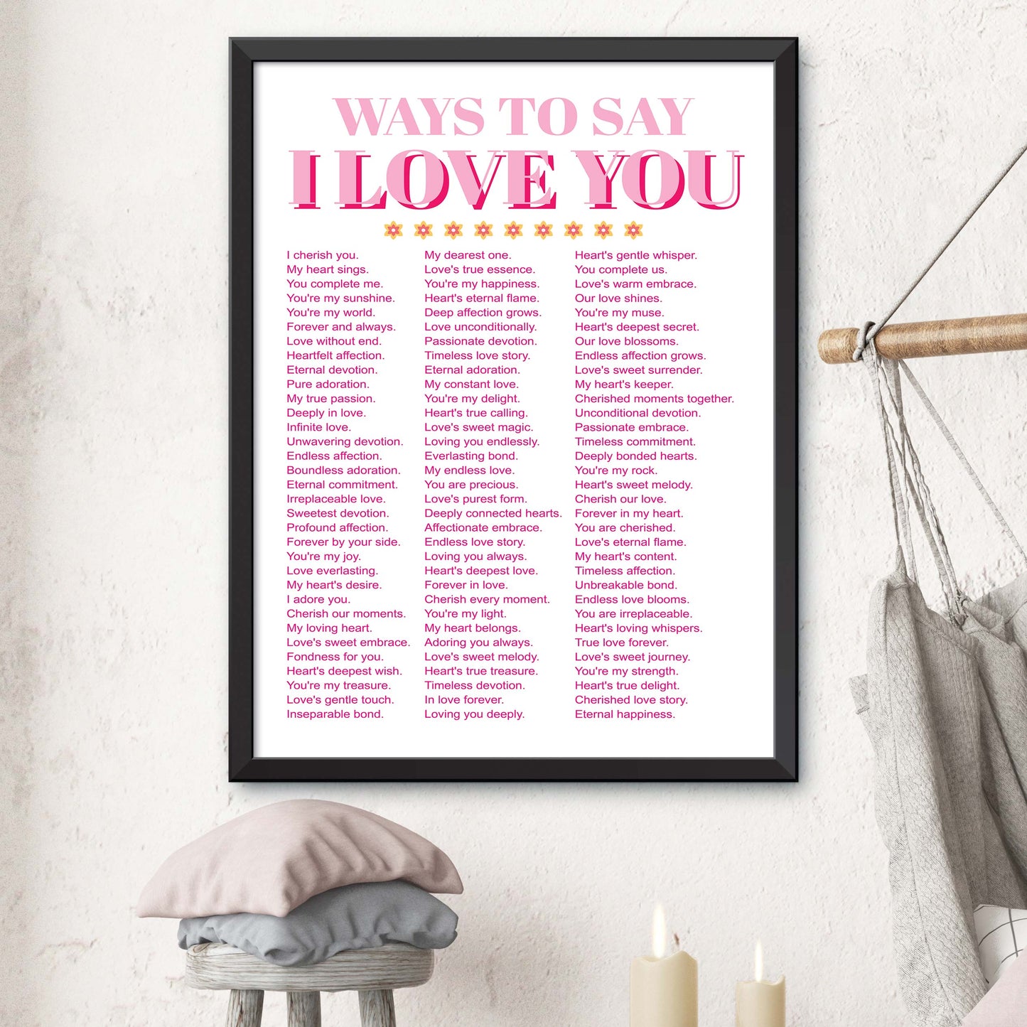 Ways To Say I Love You Poster
