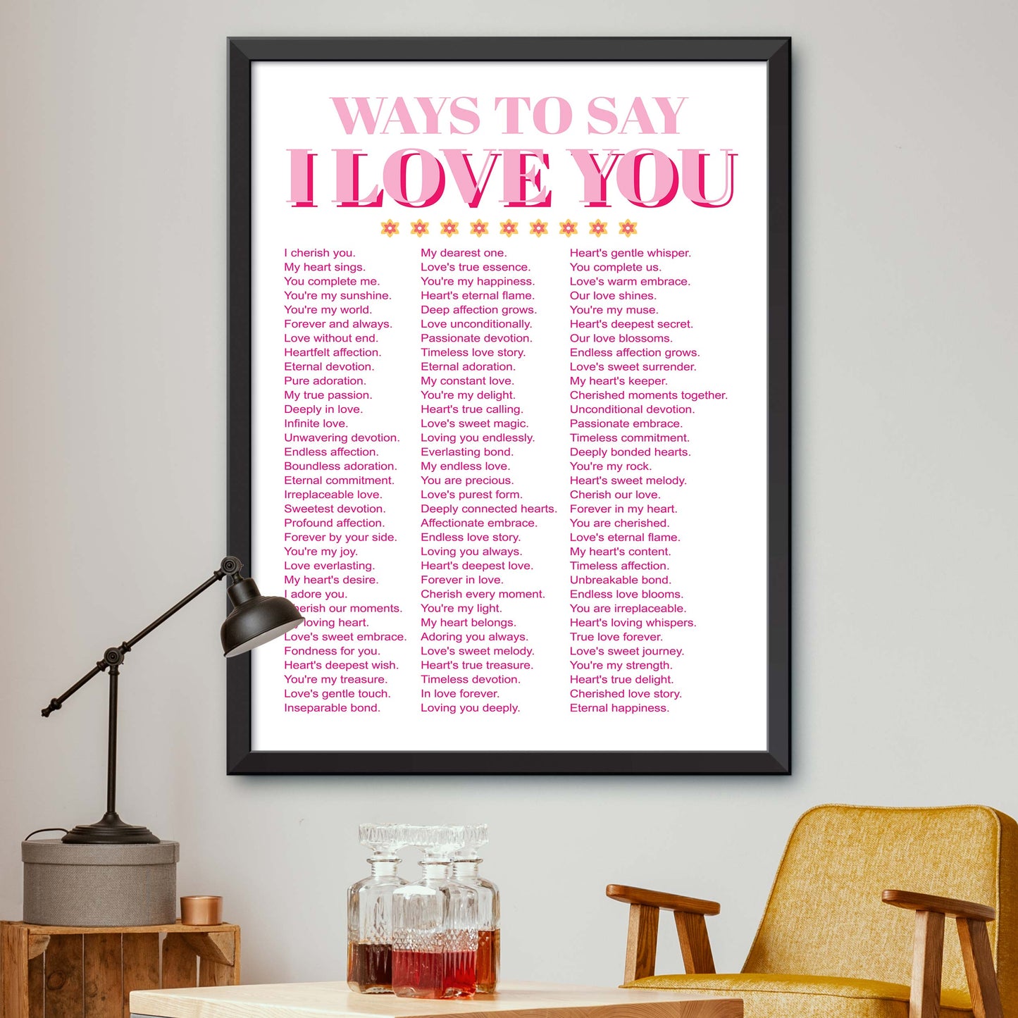 Ways To Say I Love You Poster